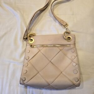 Hammitt women's crossbody handbag purse natural leather Offwhite cream